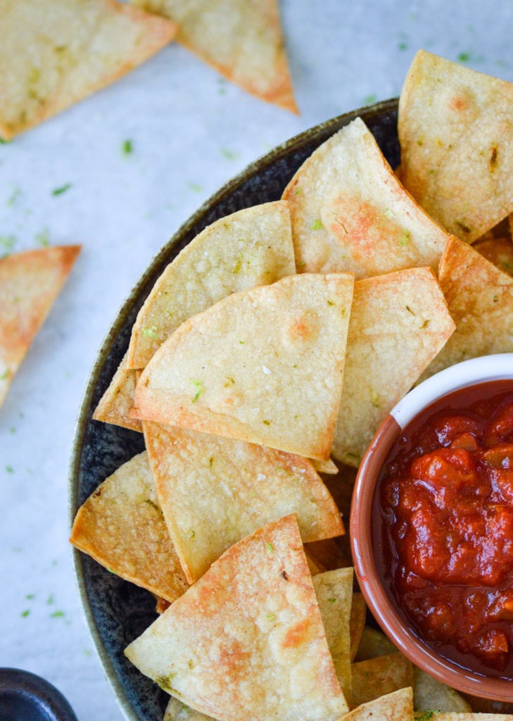 Baked Lime Tortilla Chips