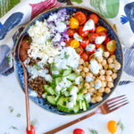 lentil bowel with veggies