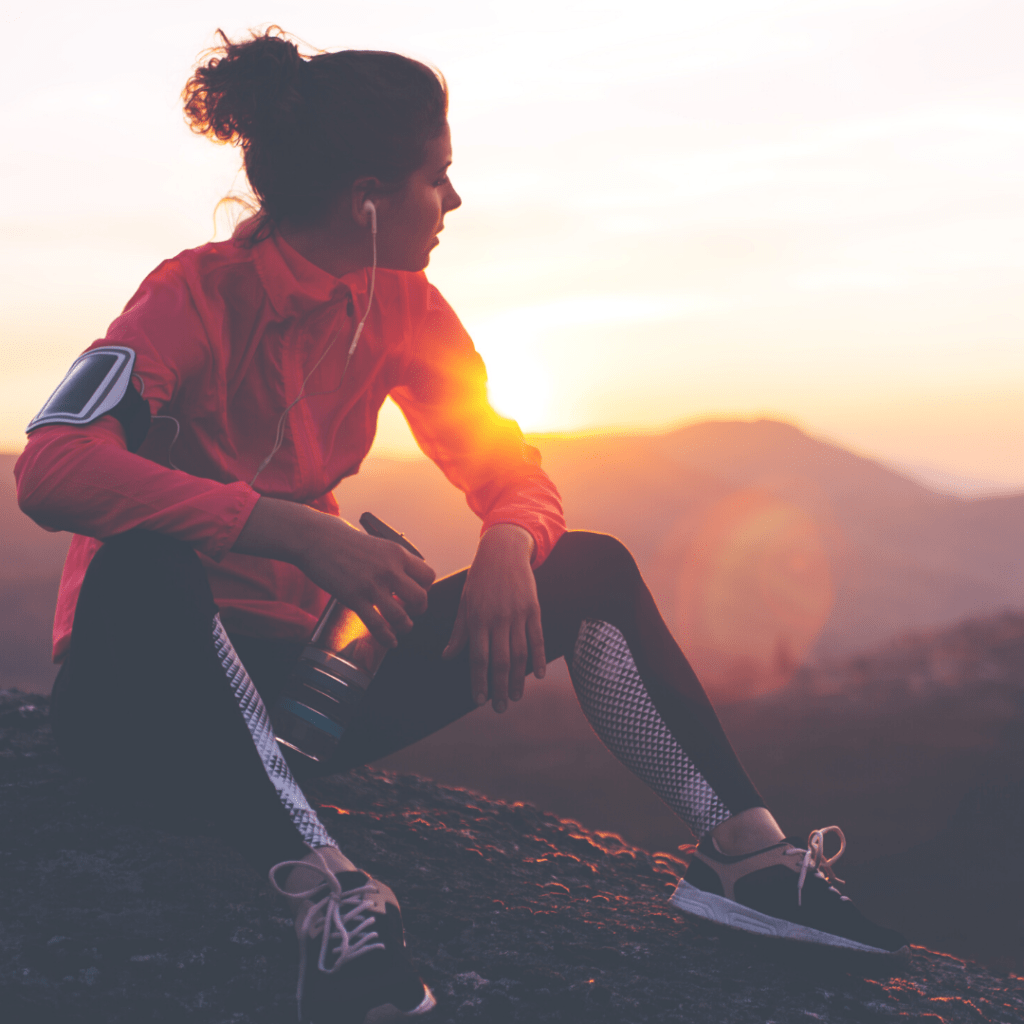 resting runner